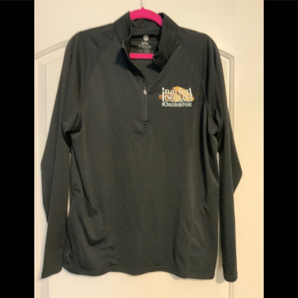 Workout Pull Over Black Lg
